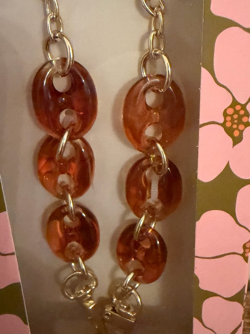 Lulla Collection Women's Amber Link Phone Chain - Picture 3 of 3